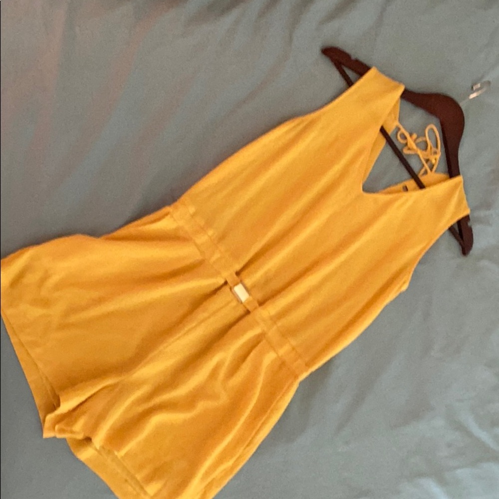 Zara yellow summer romper